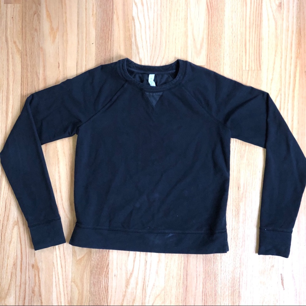 Lululemon pullover sweatshirt - Black - size 8